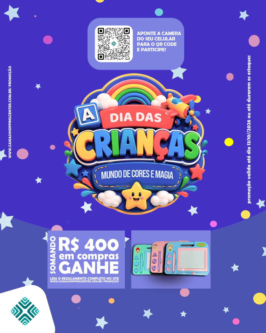 DIA DAS CRIANÇAS: MUNDO DE CORES E MAGIA